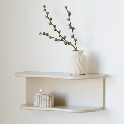 House Nordic Botta seinähylly 44x17,5x18 cm beige